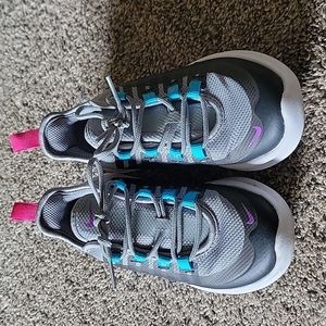 Grey and White Nike Air Max